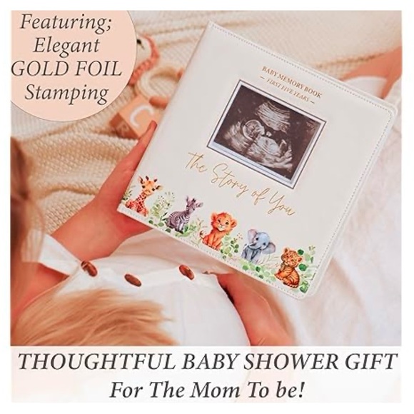 Adjustable Ring Binder Baby Memory Book - Picture 4 of 8